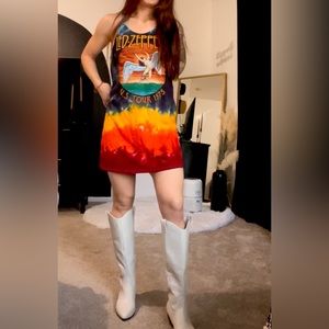 Custom Led Zeppelin dress fits S-M
